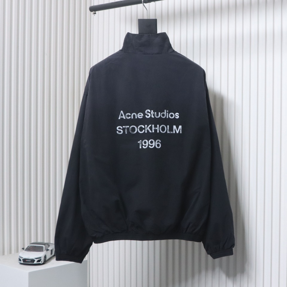 Acne Studios 24FW 1996 Washed Distressed Jacket Black
