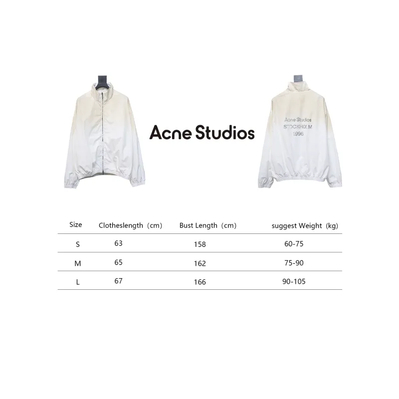 Acne Studios 24FW 1996 Washed Distressed Jacket White