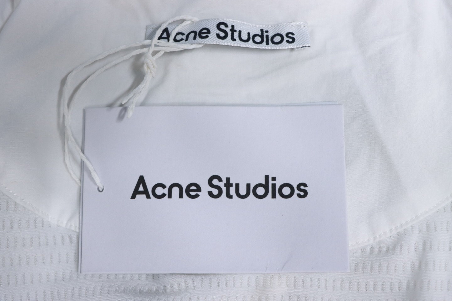 Acne Studios 24FW 1996 Washed Distressed Jacket White