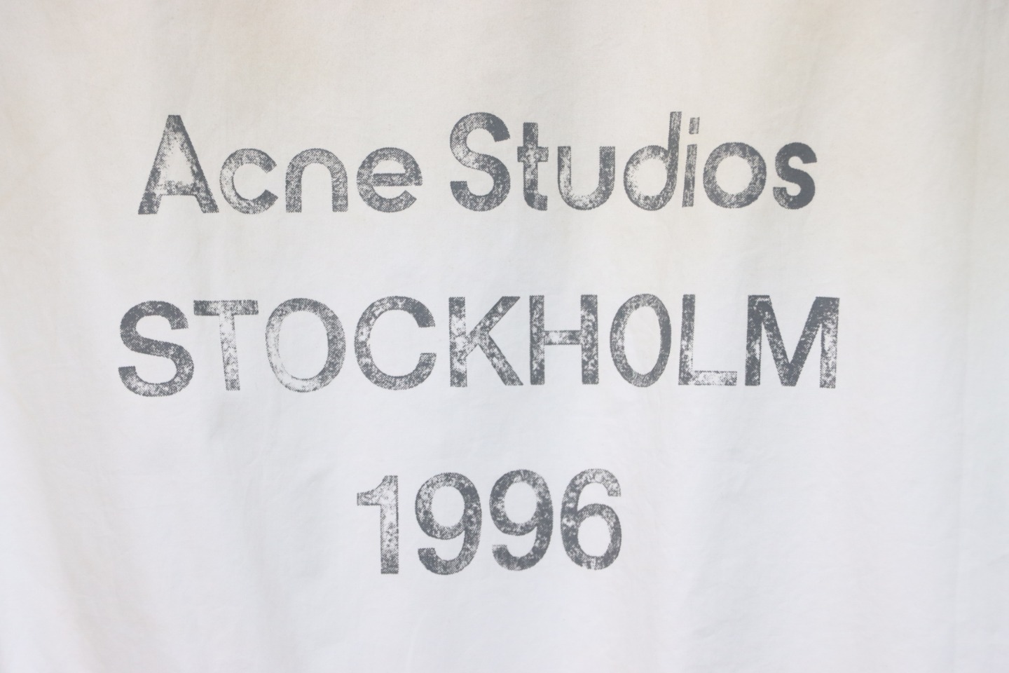 Acne Studios 24FW 1996 Washed Distressed Jacket White