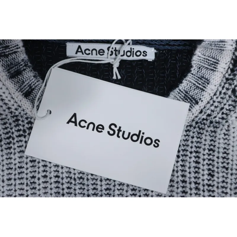 Acne Studios 24Fw Distressed Tie-Dye Crewneck Sweater