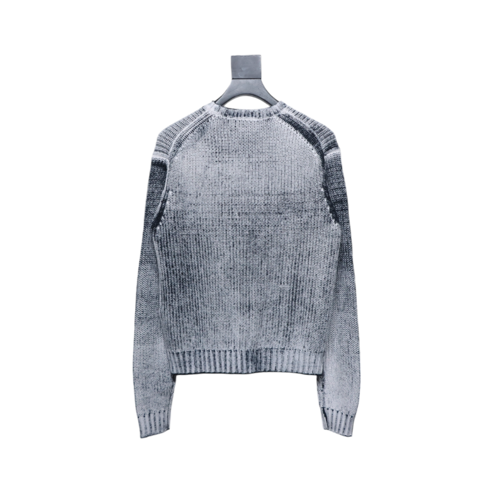 Acne Studios 24Fw Distressed Tie-Dye Crewneck Sweater
