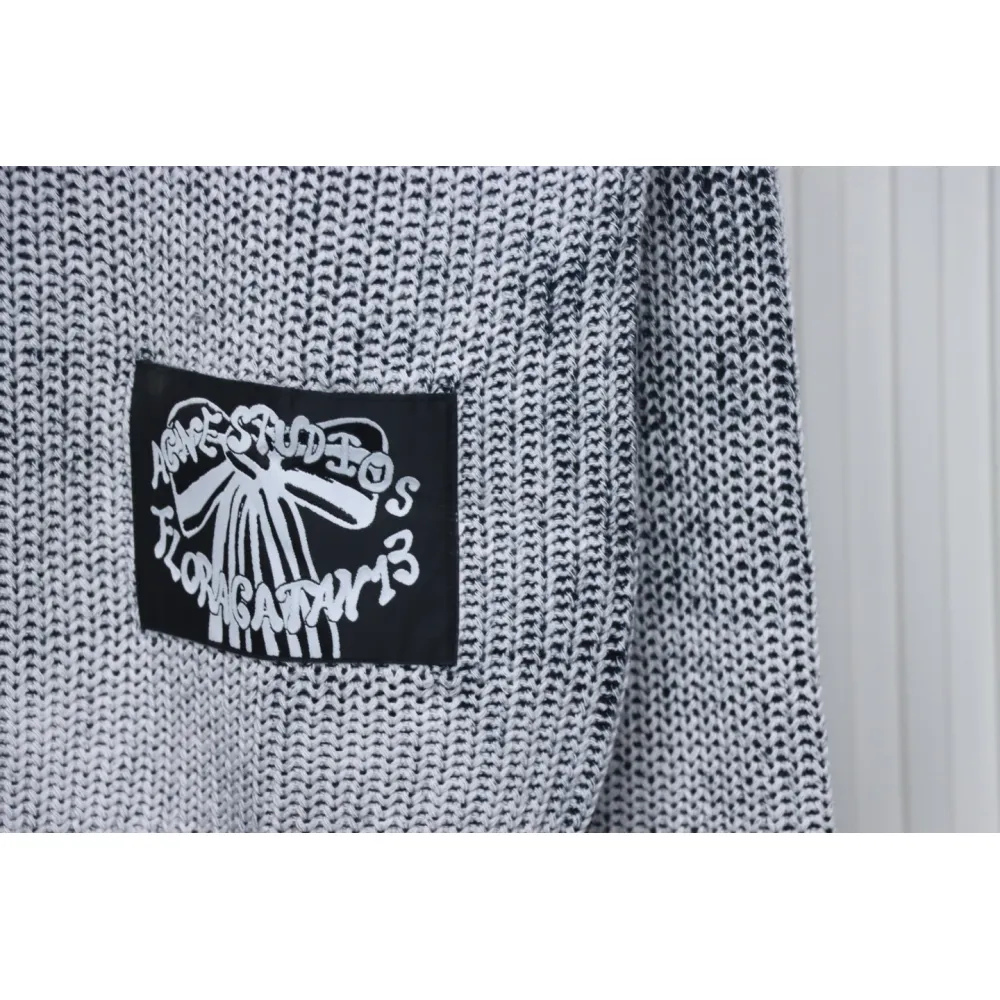 Acne Studios 24Fw Distressed Tie-Dye Crewneck Sweater