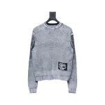 Acne Studios 24Fw Distressed Tie-Dye Crewneck Sweater