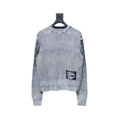 Acne Studios 24Fw Distressed Tie-Dye Crewneck Sweater 01