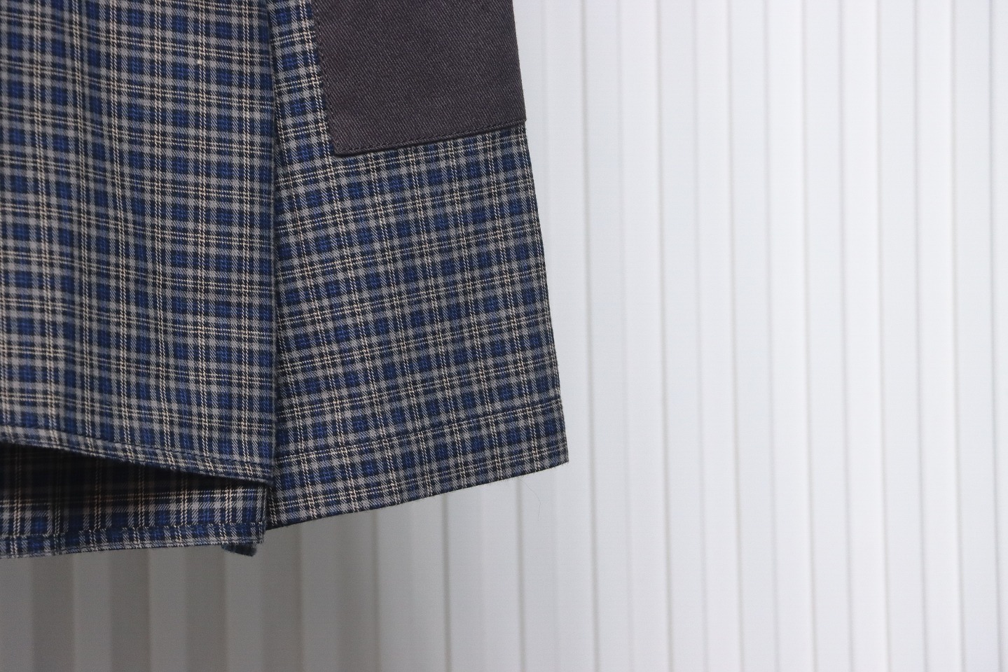 Acne Studios 24Fw Patchwork Plaid Long Sleeve Shirt