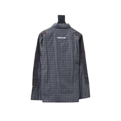 Acne Studios 24Fw Patchwork Plaid Long Sleeve Shirt 02