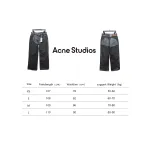 Acne Studios Optical Illusion Digital Belt Zipper Button 3D Printed Jeans