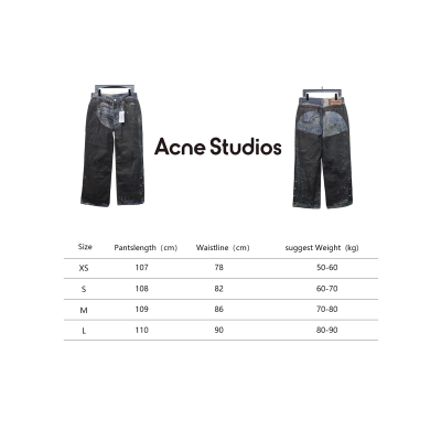 Acne Studios Optical Illusion Digital Belt Zipper Button 3D Printed Jeans 02