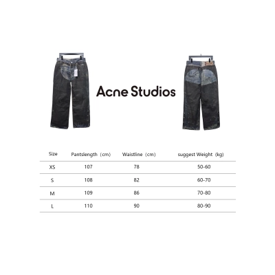 Acne Studios Optical Illusion Digital Belt Zipper Button 3D Printed Jeans 02