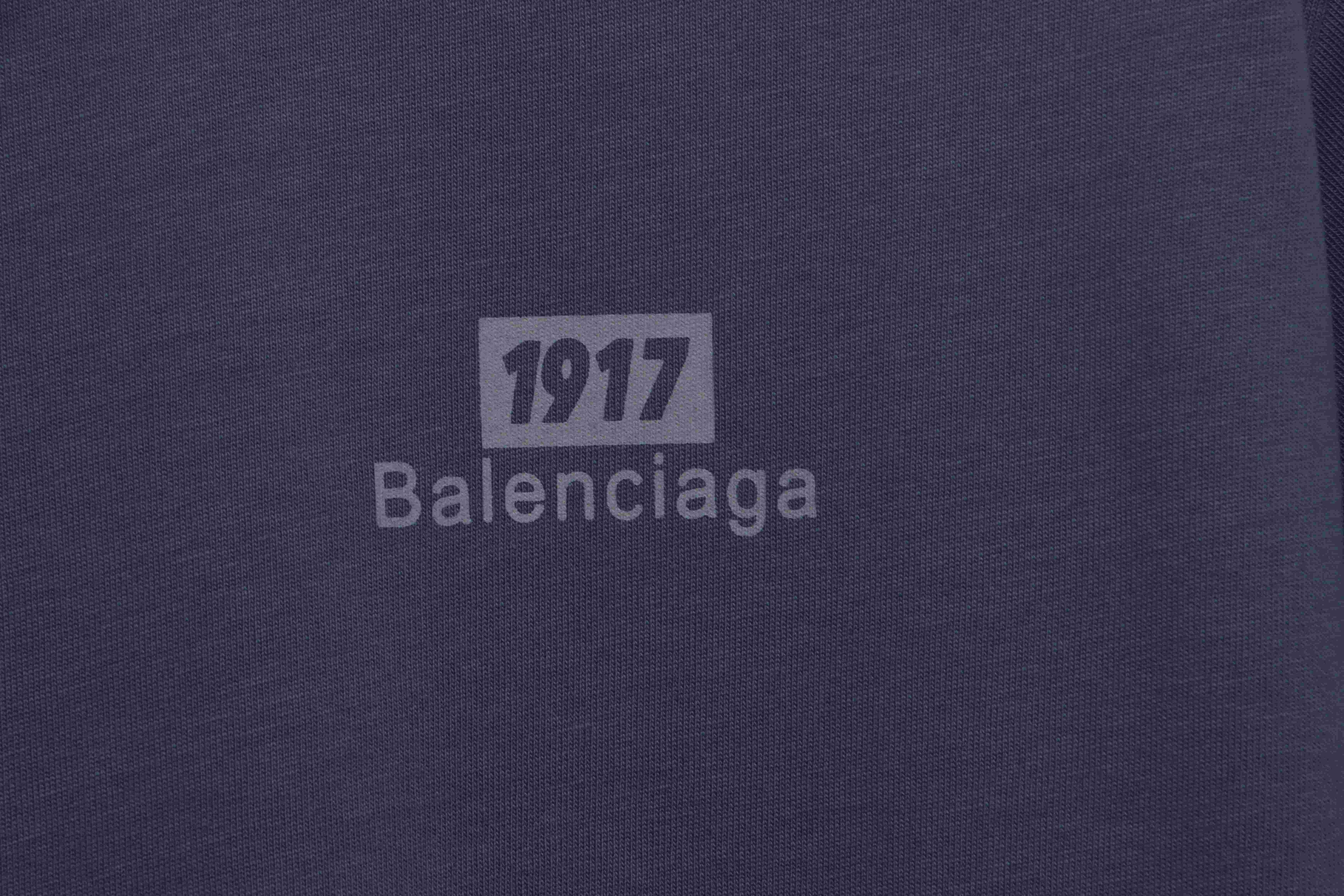 Balenciaga 1917 Logo Print Short Sleeves