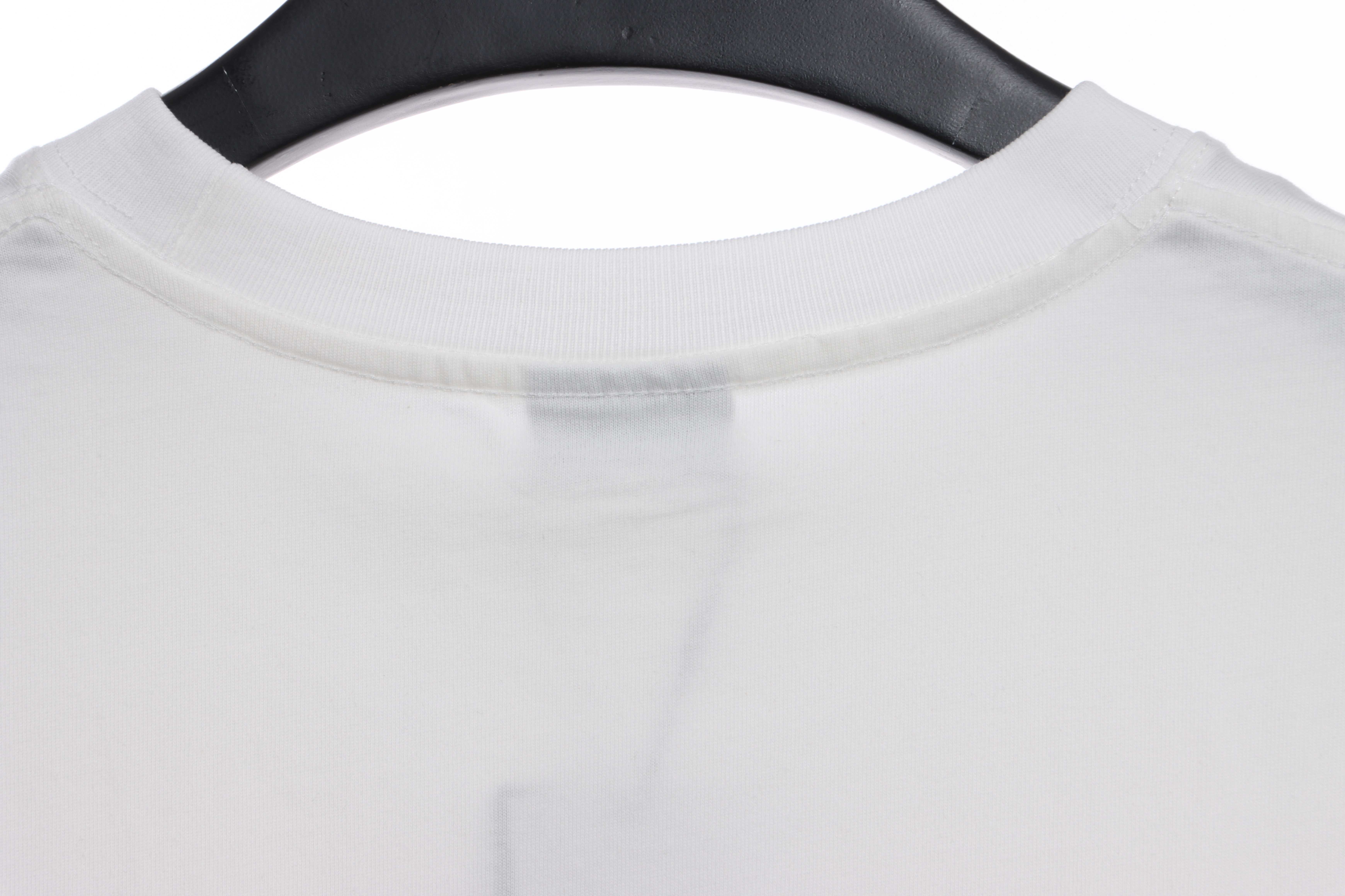 Balenciaga Back Mailbox Print Short Sleeves White