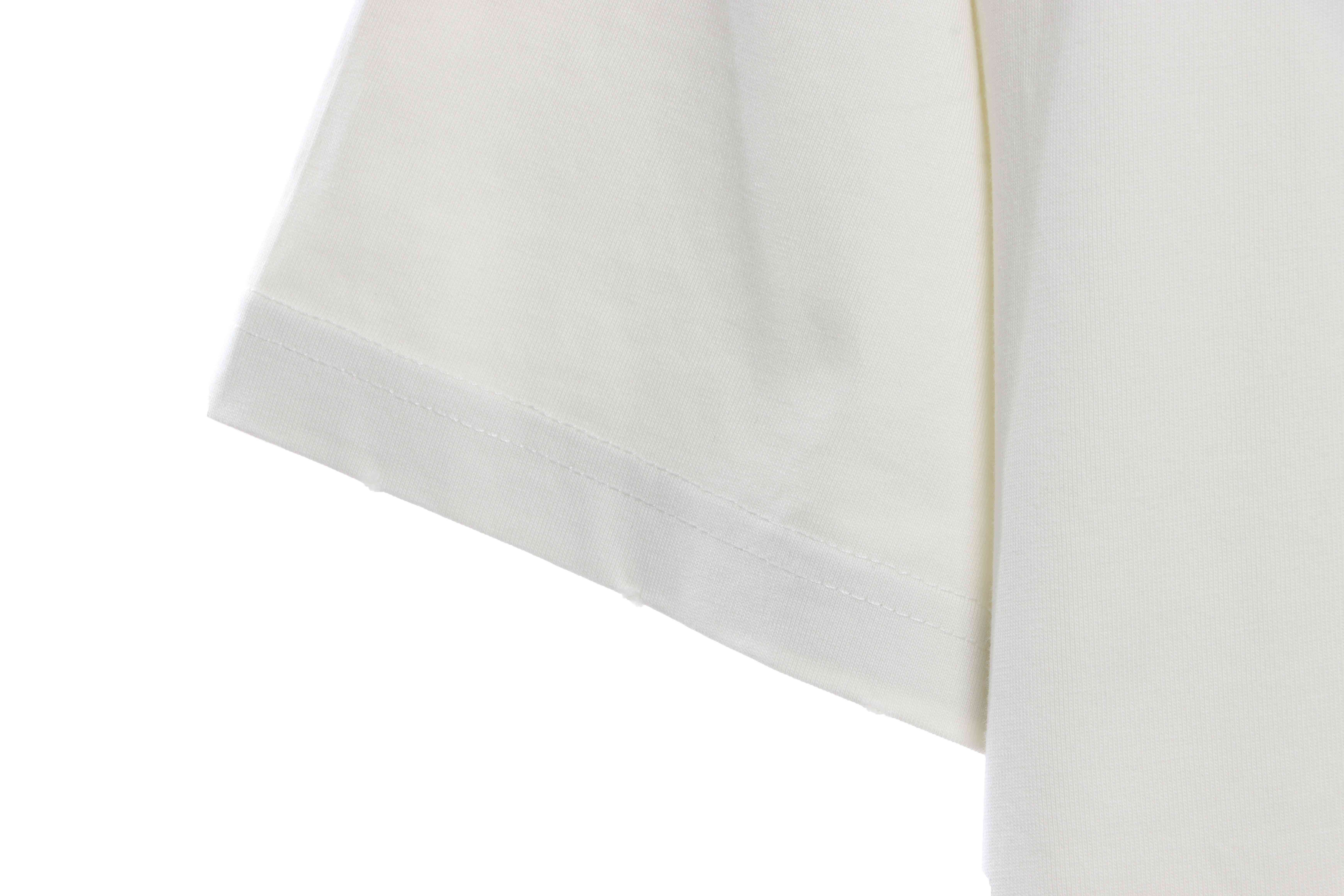 Balenciaga BB Emblem Destruction Embroidery Short Sleeves