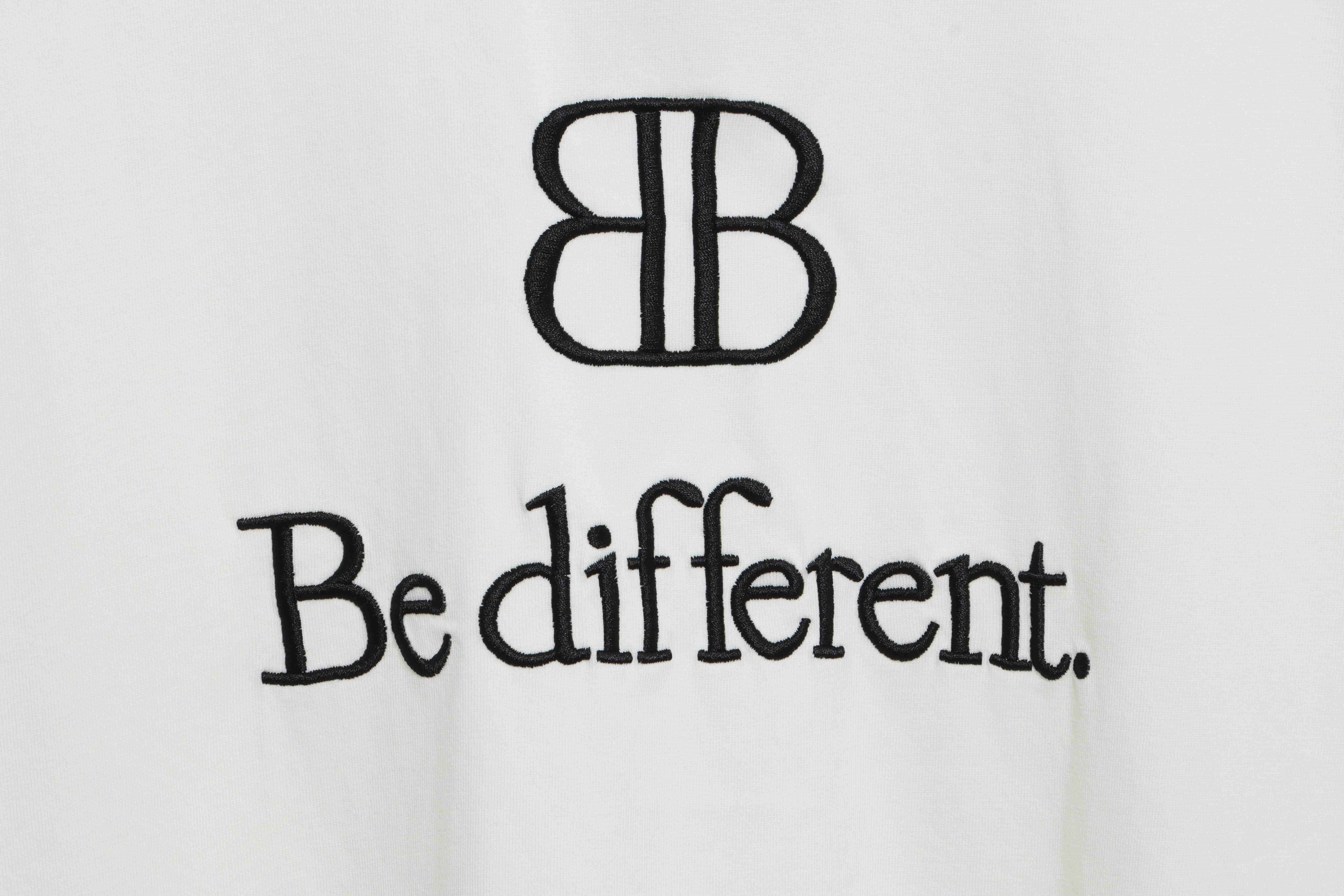 Balenciaga BB Emblem Destruction Embroidery Short Sleeves