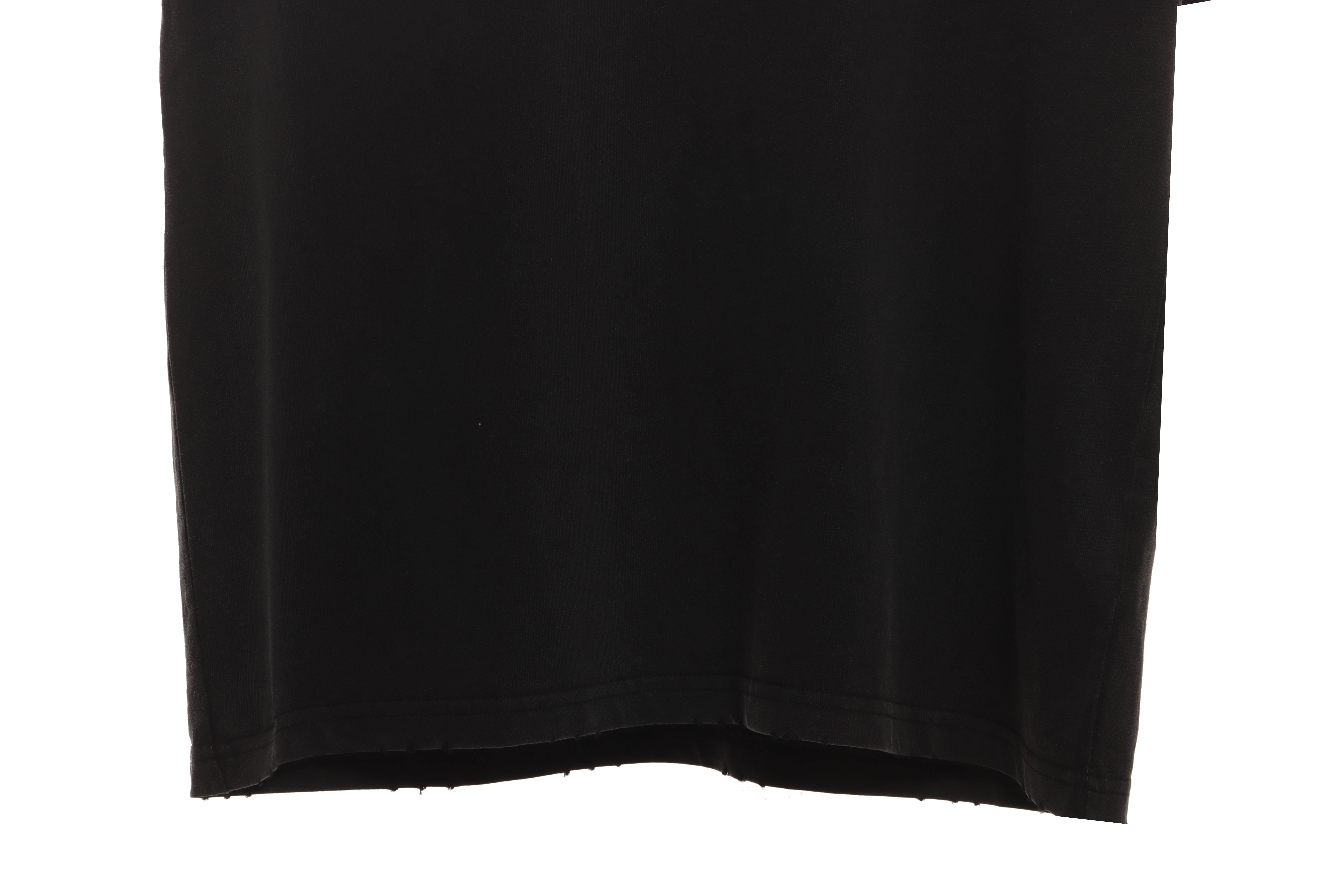 Balenciaga Blurred LOGO Short Sleeve Black