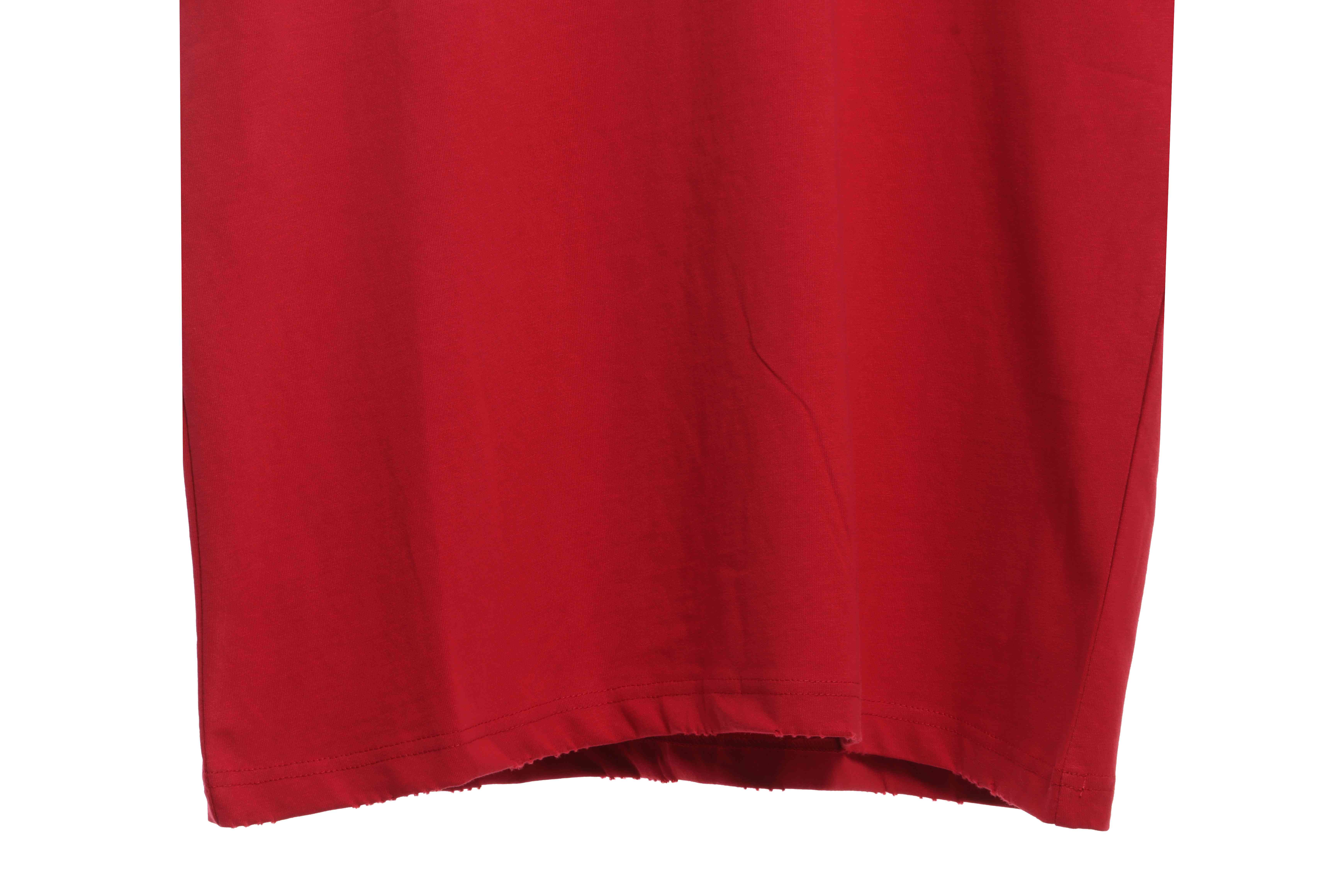 Balenciaga Blurred LOGO Short Sleeve Red