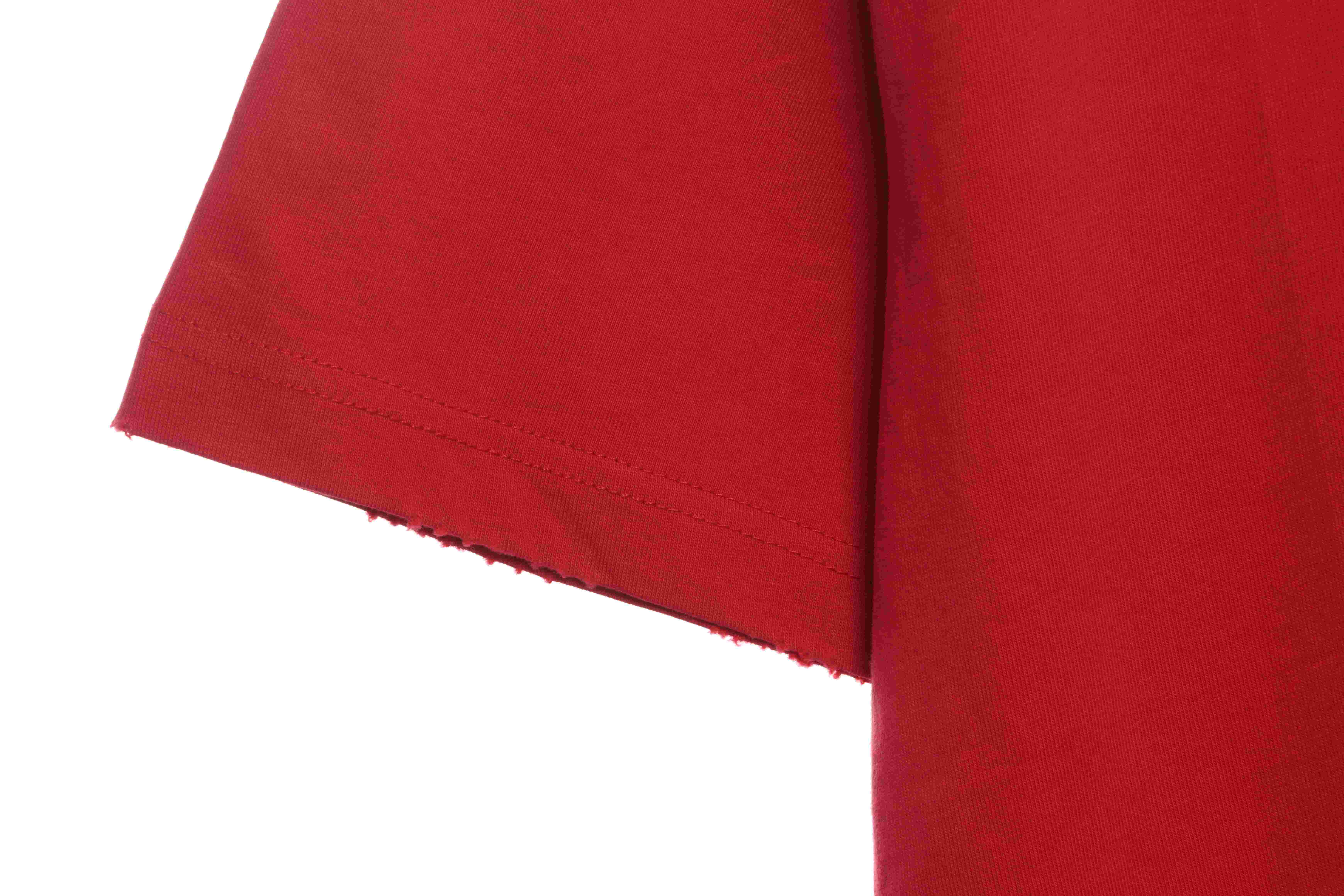 Balenciaga Blurred LOGO Short Sleeve Red