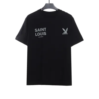 Balenciaga Bunny Short Sleeve Black 01