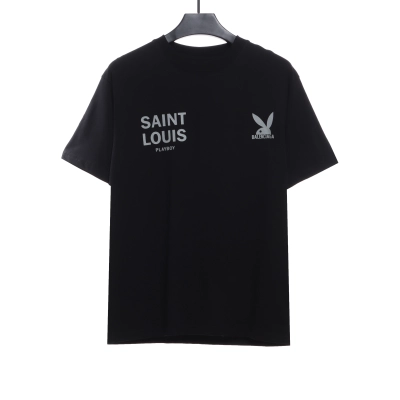 Balenciaga Bunny Short Sleeve Black 01