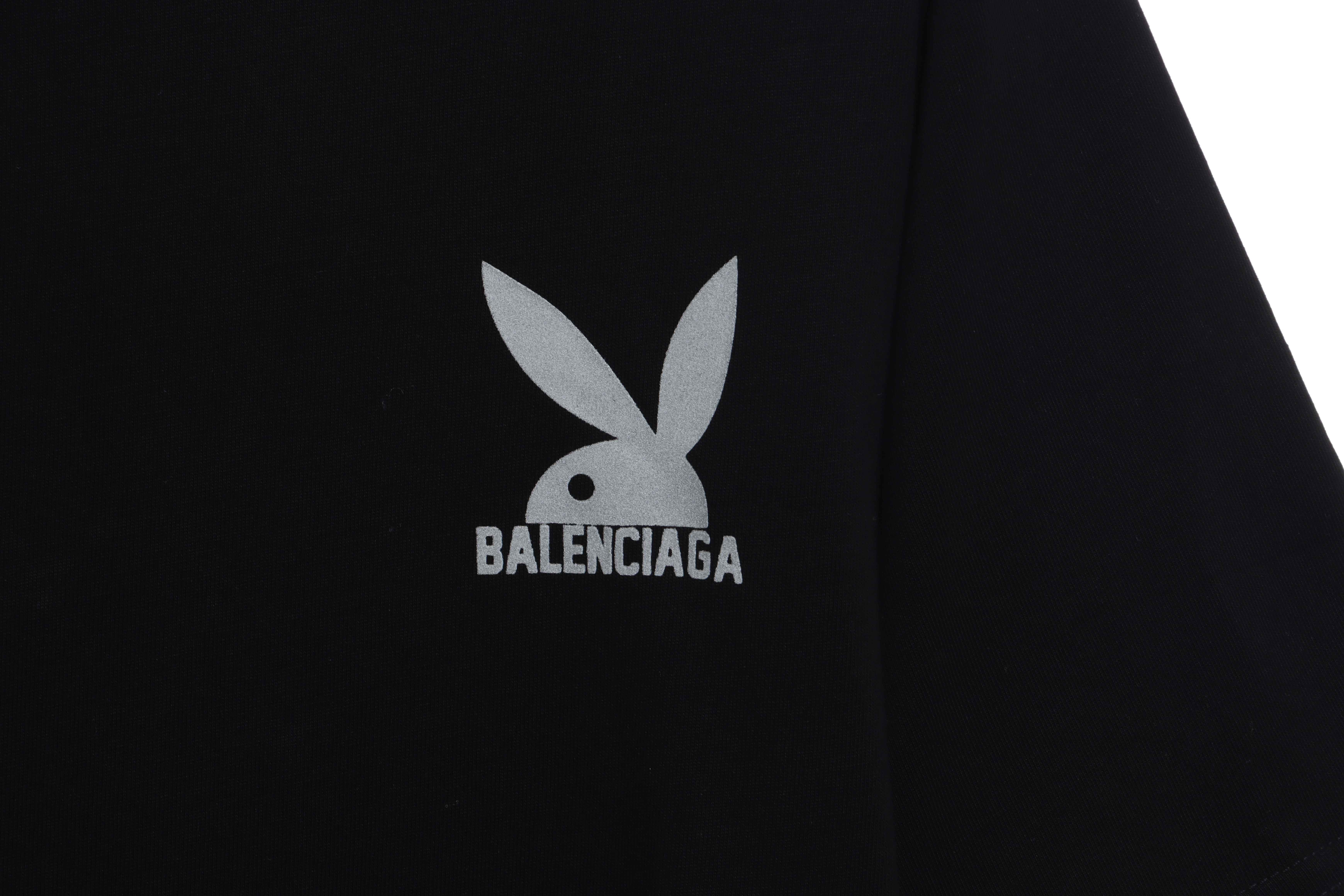 Balenciaga Bunny Short Sleeve Black
