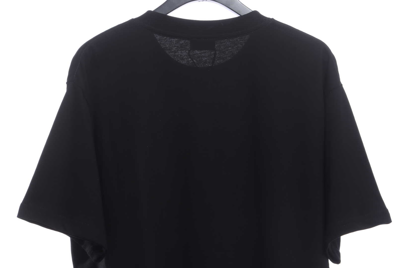 Balenciaga Catwalk Portrait Print Short Sleeves Black