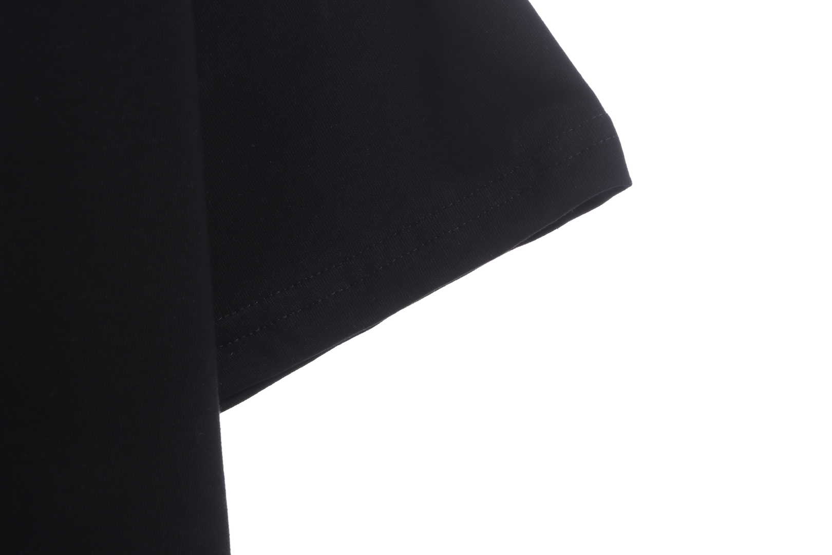 Balenciaga Catwalk Portrait Print Short Sleeves Black