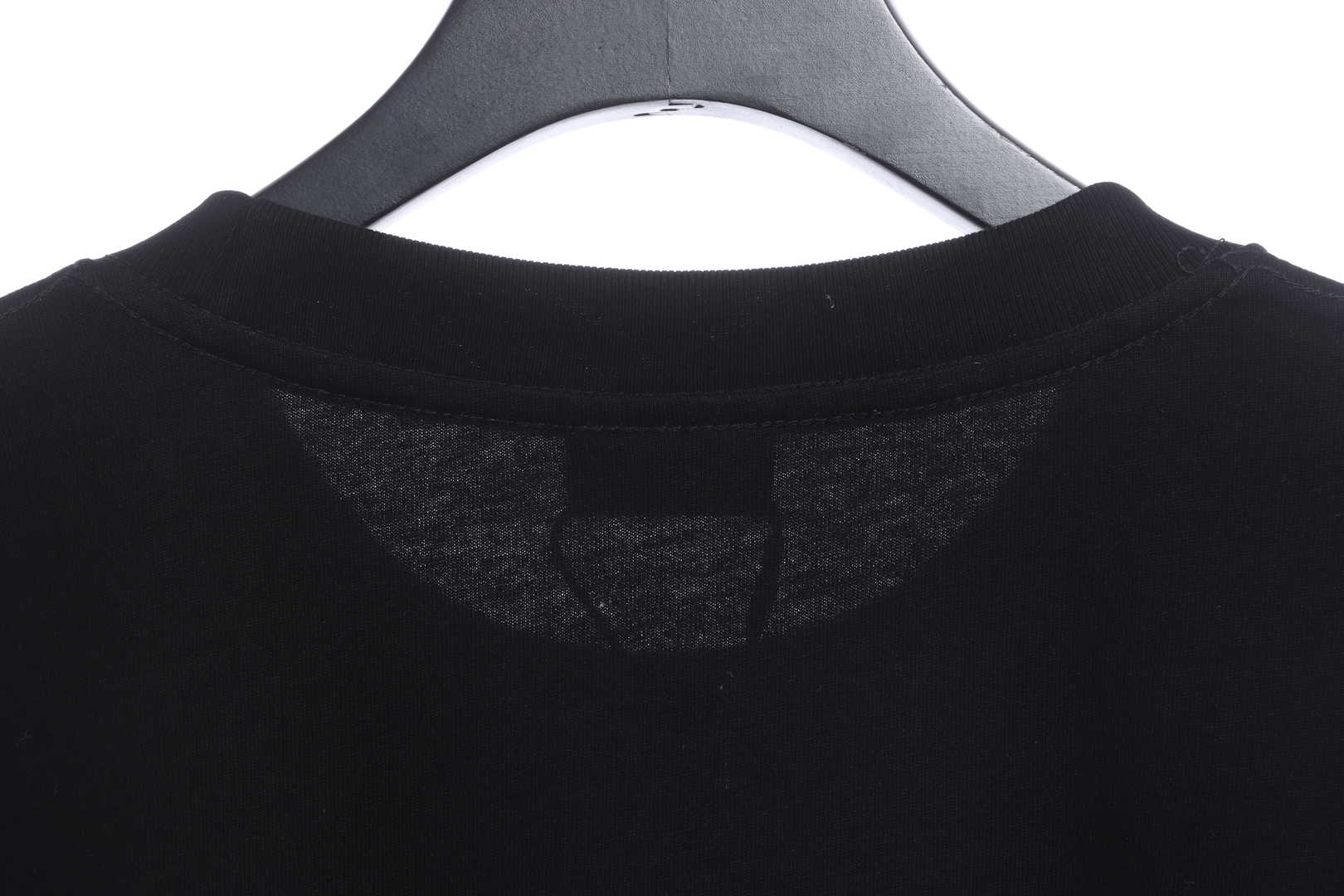 Balenciaga Catwalk Portrait Print Short Sleeves Black