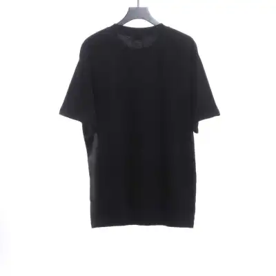 Balenciaga Catwalk Portrait Print Short Sleeves Black 02