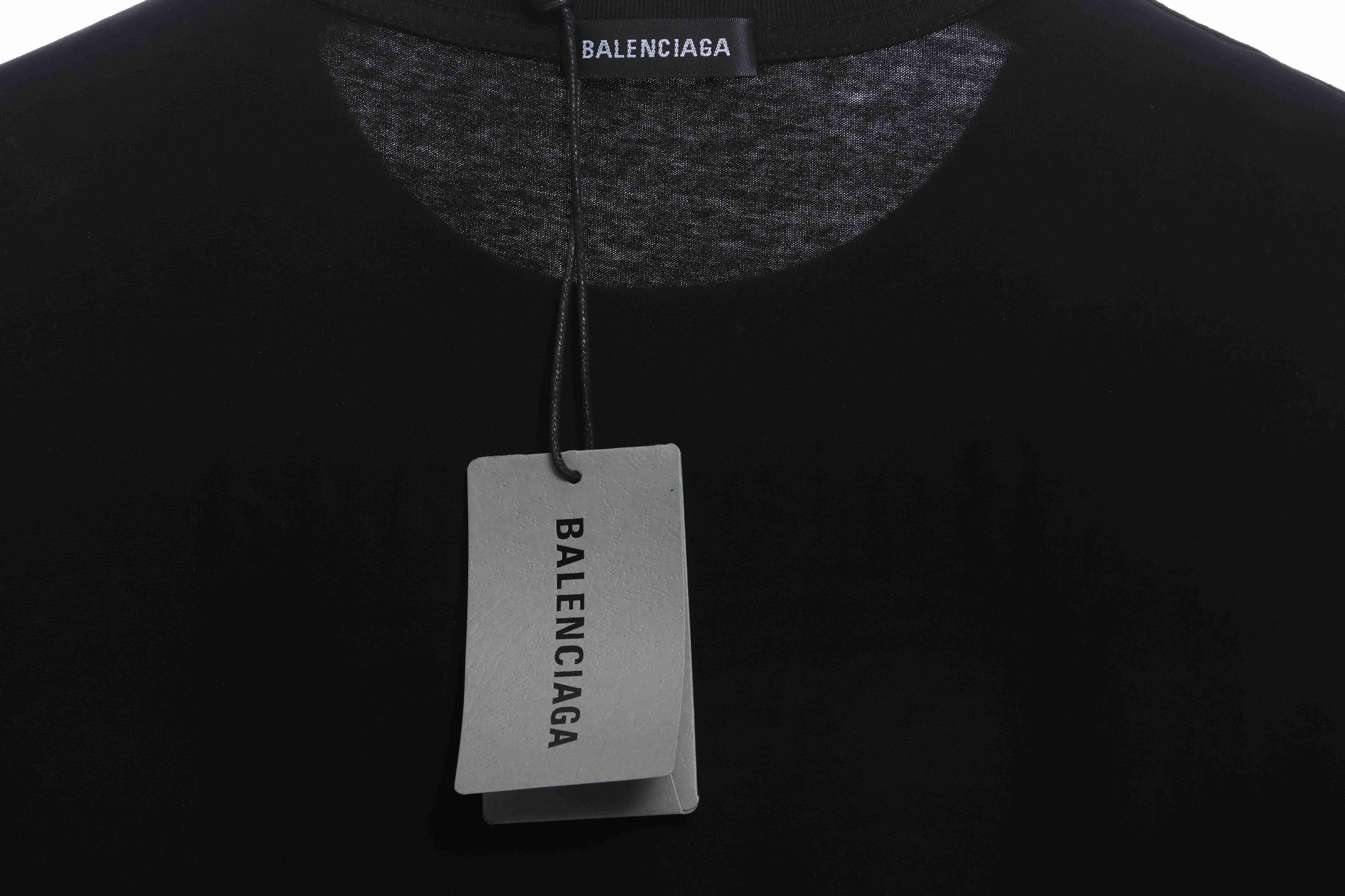 Balenciaga Coca Cola Print Short Sleeve Black