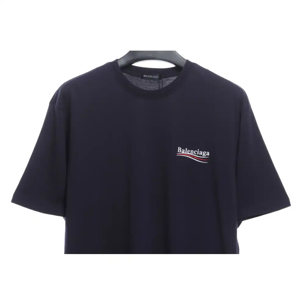 Balenciaga Coca Cola Print Short Sleeve Blue