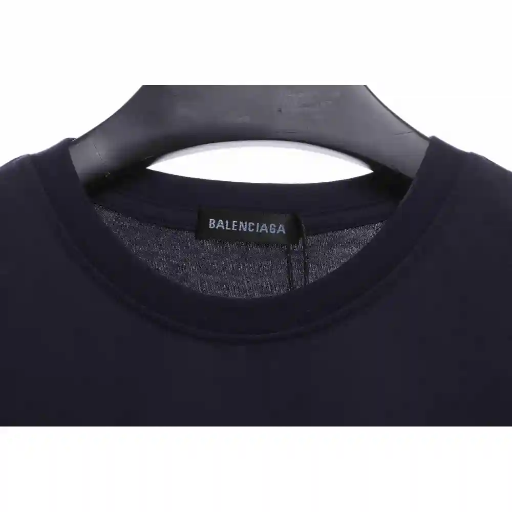 Balenciaga Coca Cola Print Short Sleeve Blue