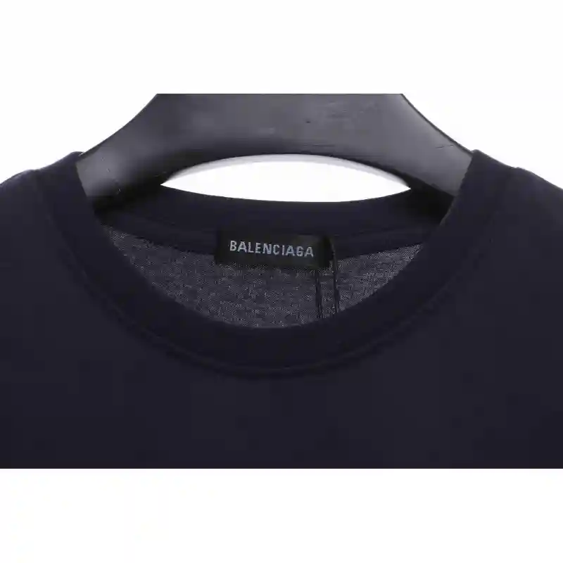 Balenciaga Coca Cola Print Short Sleeve Blue