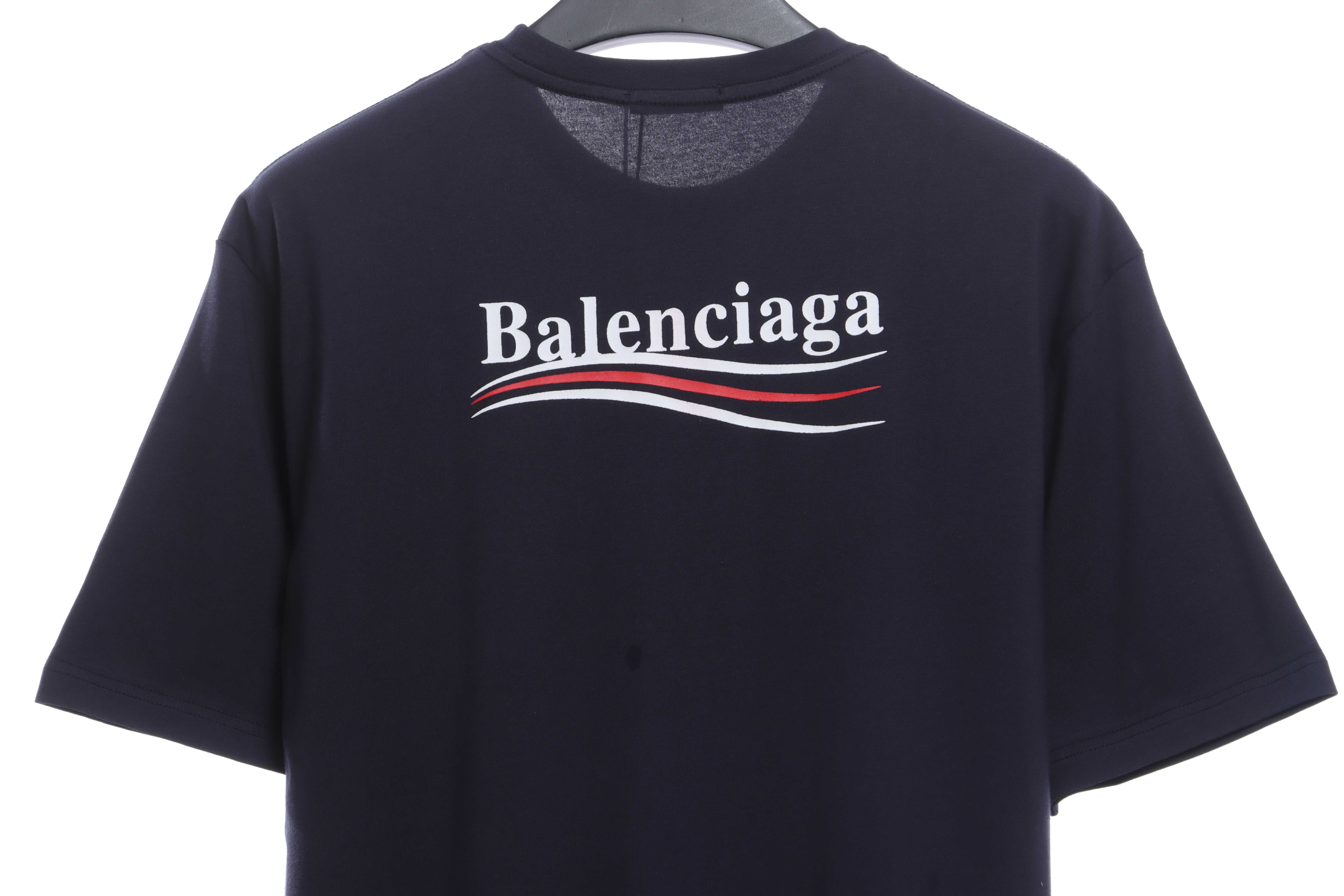 Balenciaga Coca Cola Print Short Sleeve Blue