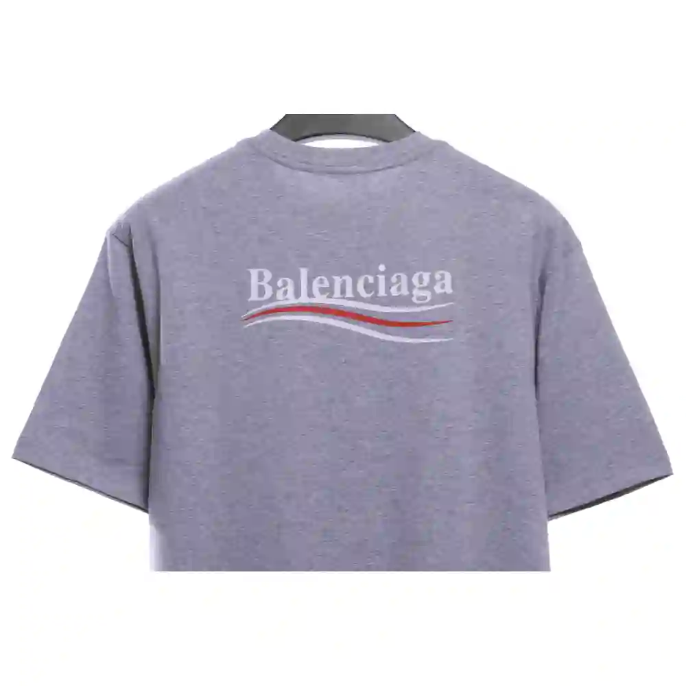 Balenciaga Coca Cola Print Short Sleeve Grey
