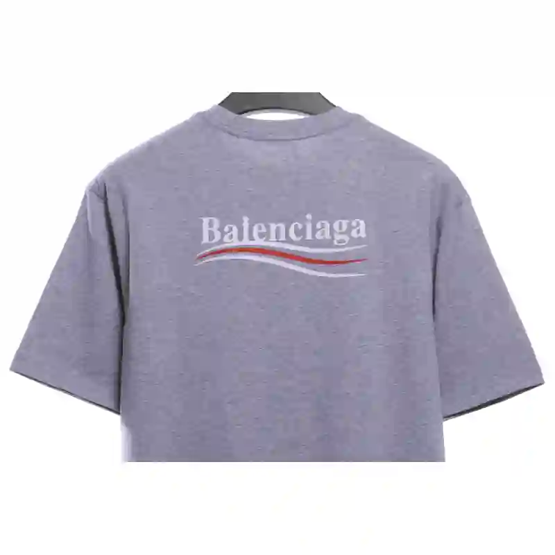 Balenciaga Coca Cola Print Short Sleeve Grey