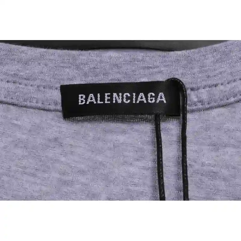Balenciaga Coca Cola Print Short Sleeve Grey