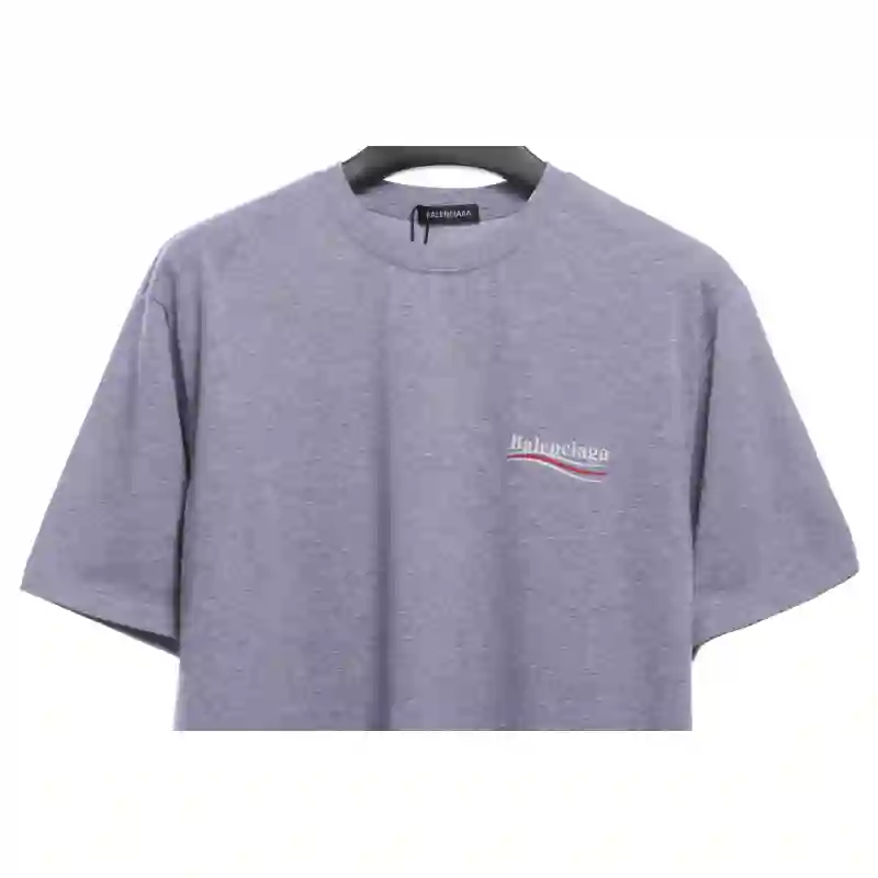 Balenciaga Coca Cola Print Short Sleeve Grey