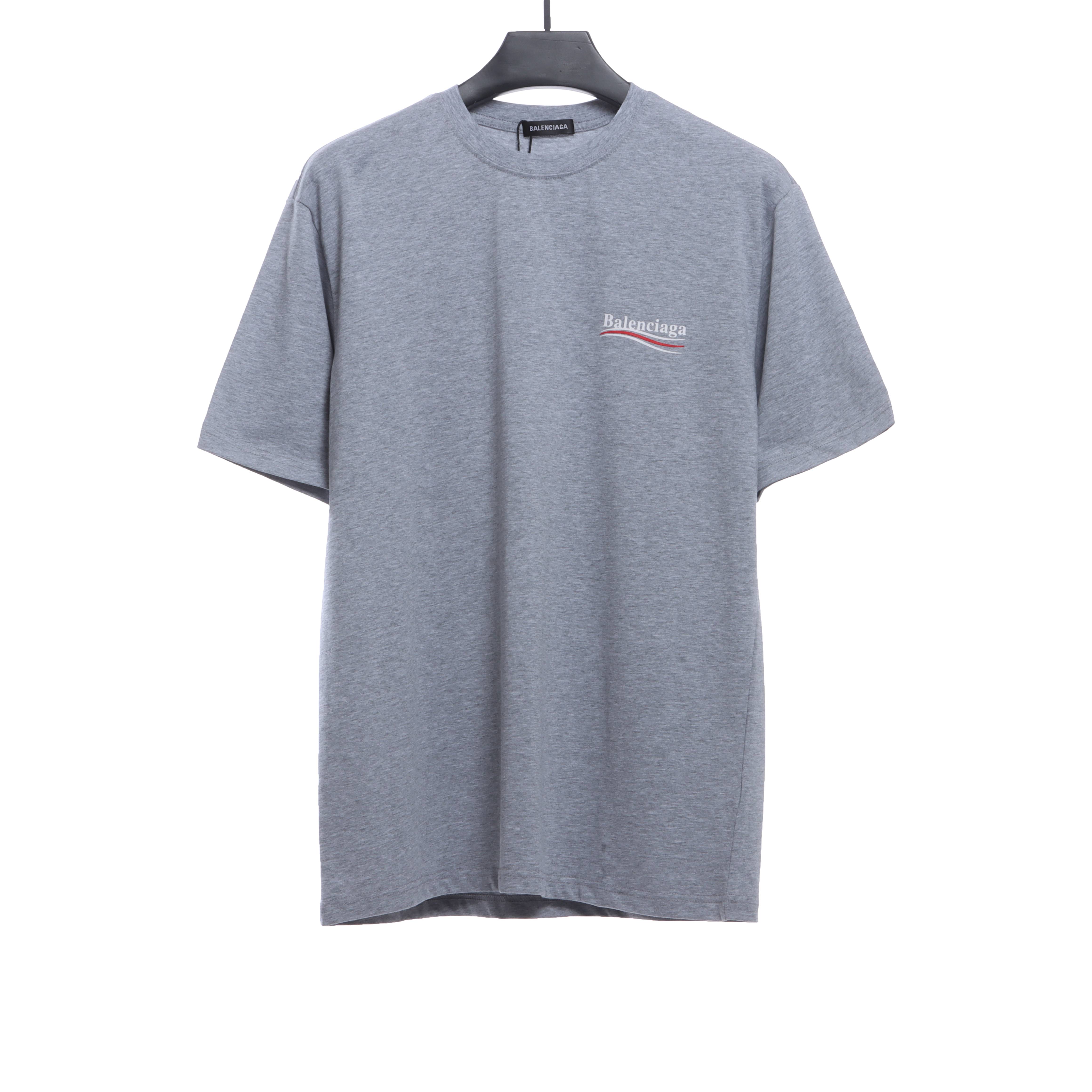 Balenciaga Coca Cola Print Short Sleeve Grey