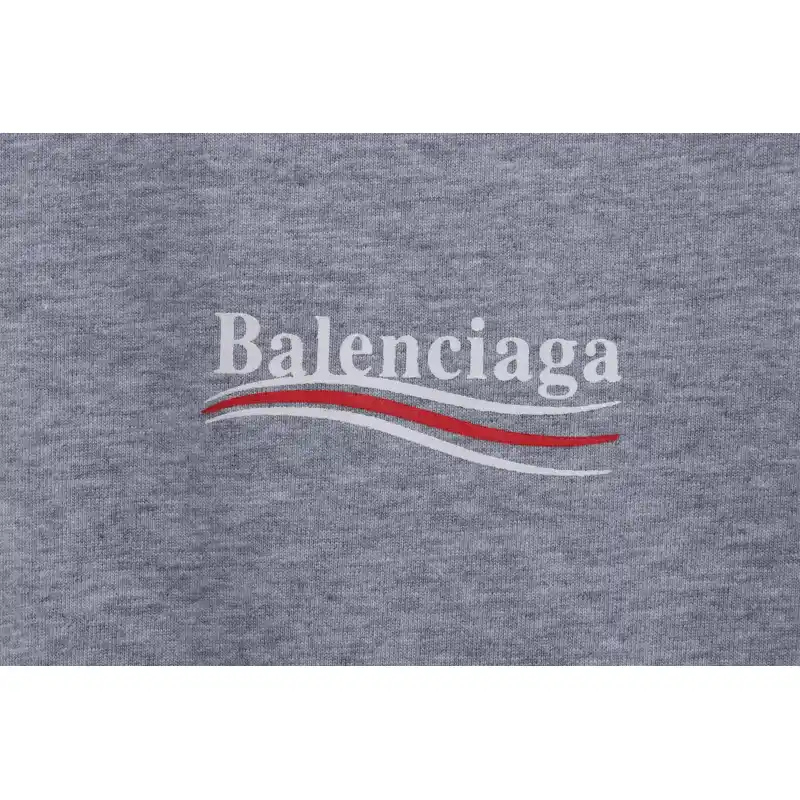 Balenciaga Coca Cola Print Short Sleeve Grey