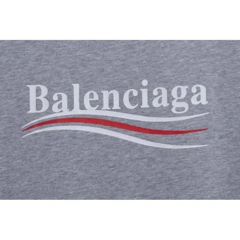 Balenciaga Coca Cola Print Short Sleeve Grey