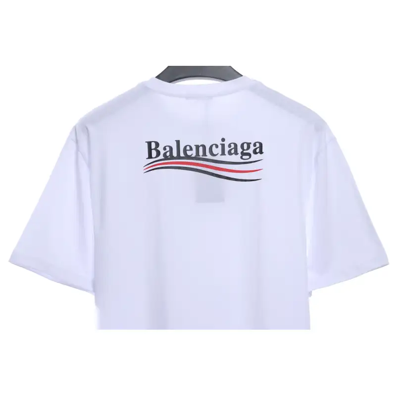 Balenciaga Coca Cola Print Short Sleeve White