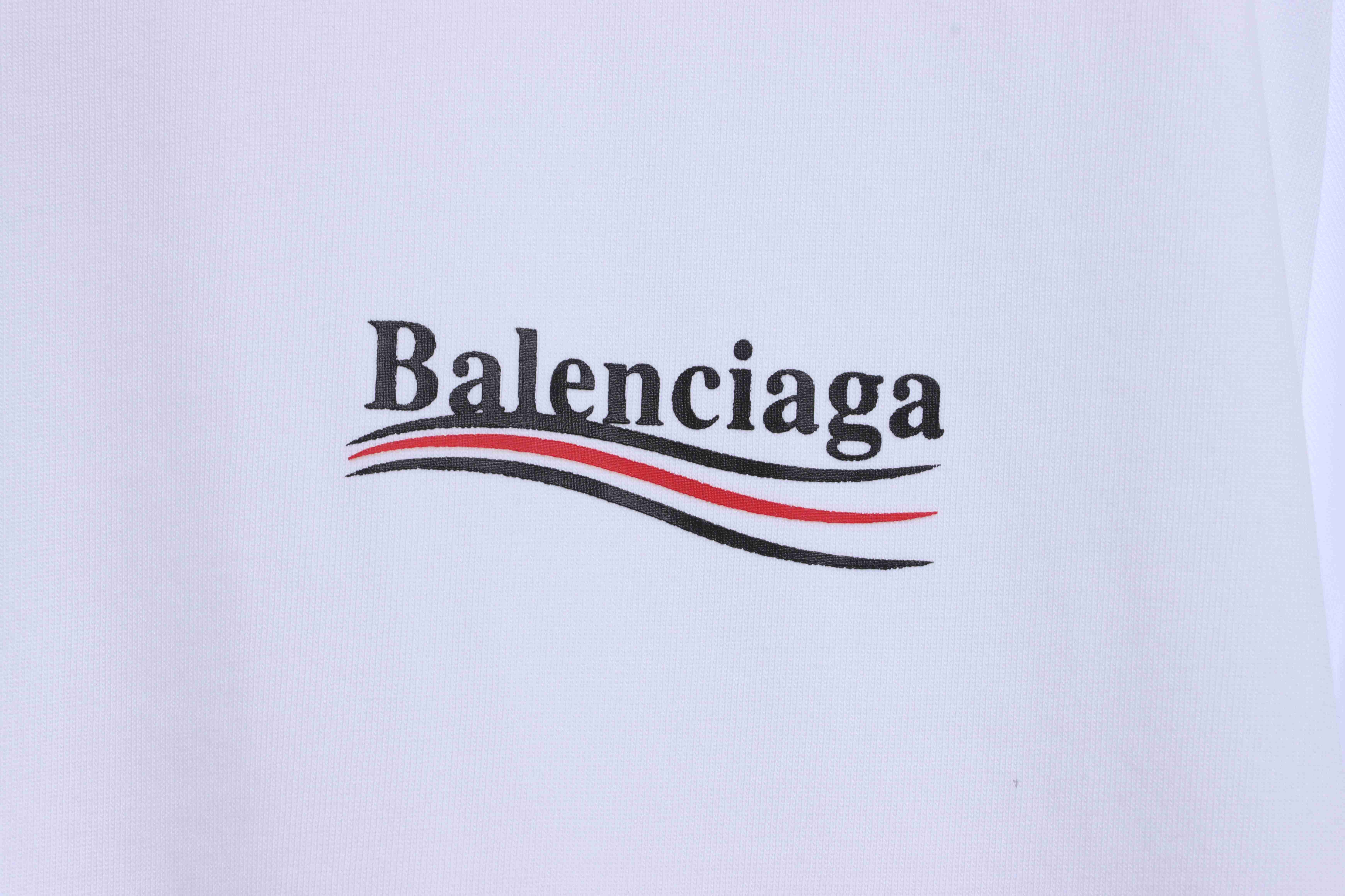 Balenciaga Coca Cola Print Short Sleeve White