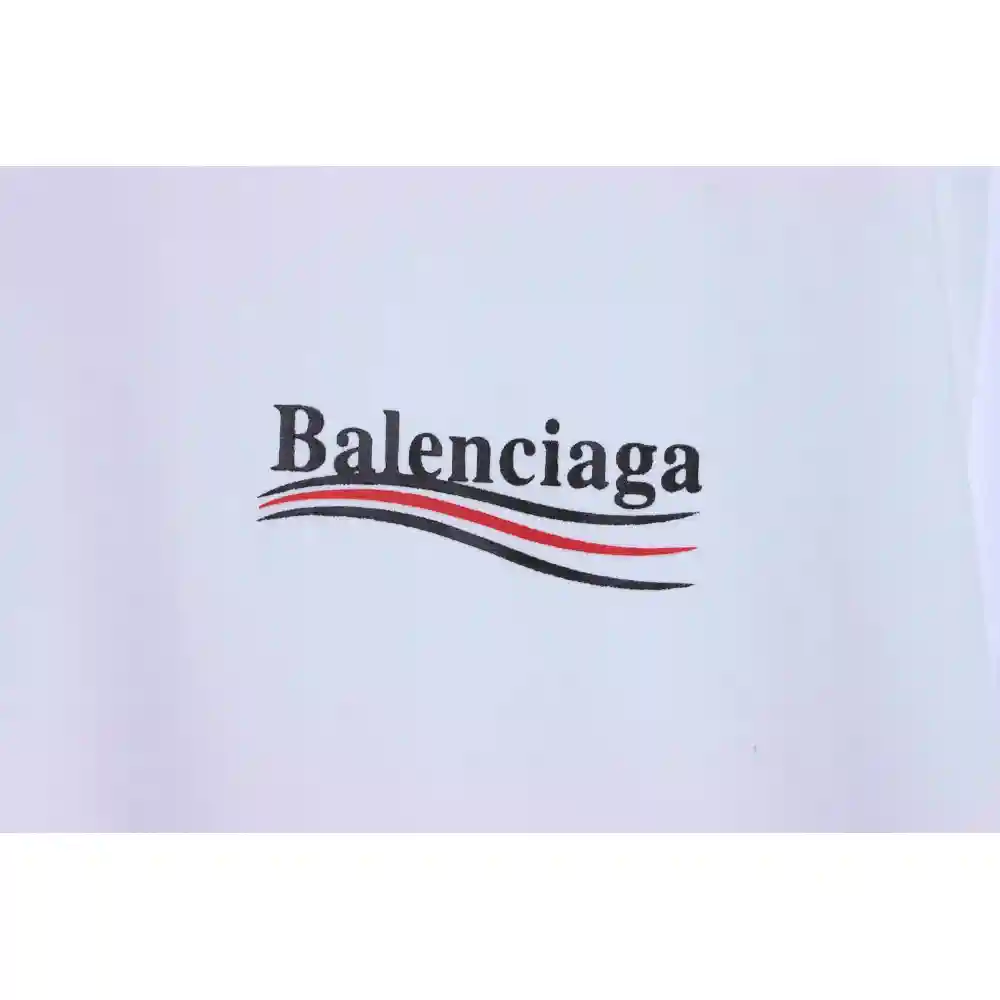 Balenciaga Coca Cola Print Short Sleeve White
