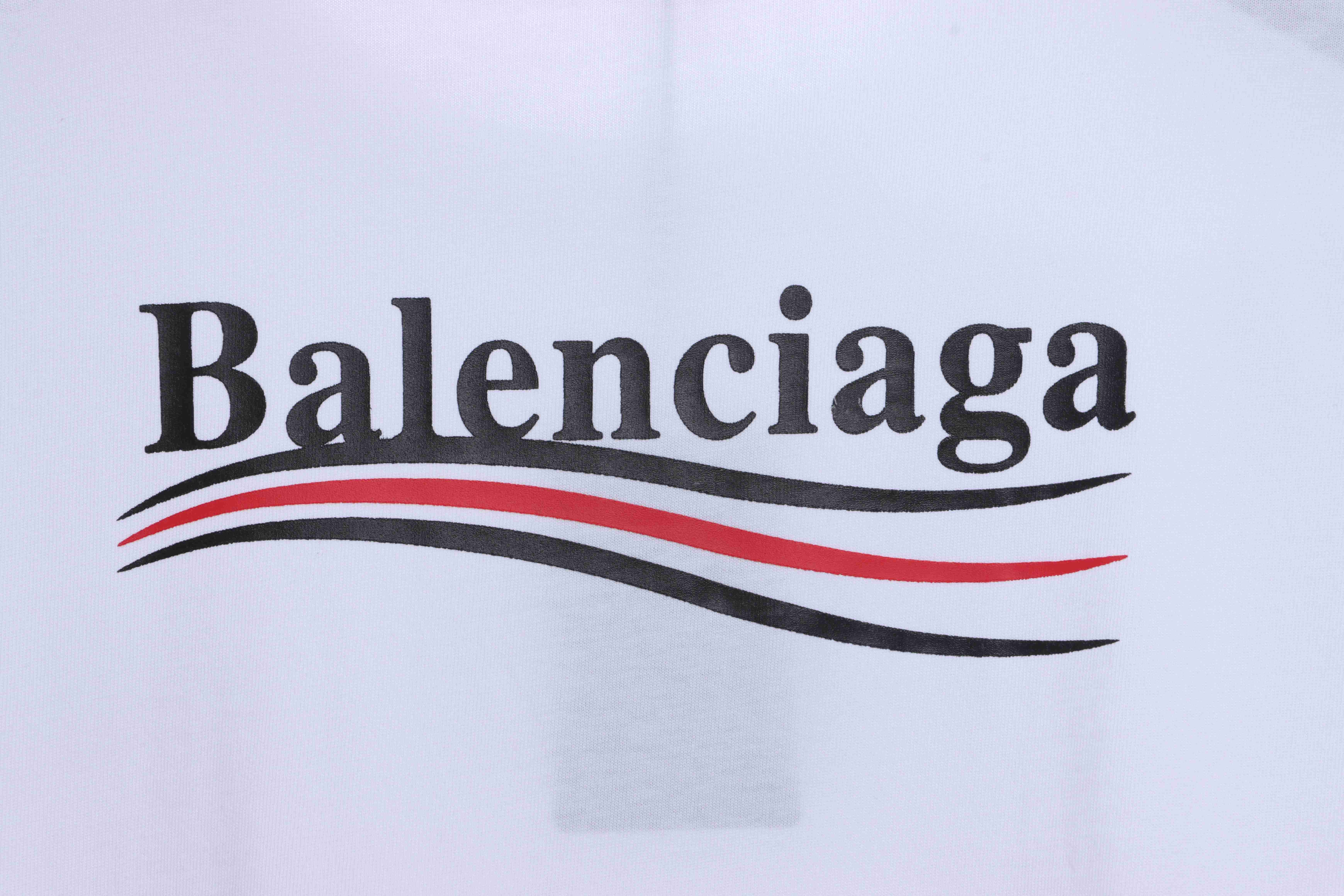 Balenciaga Coca Cola Print Short Sleeve White