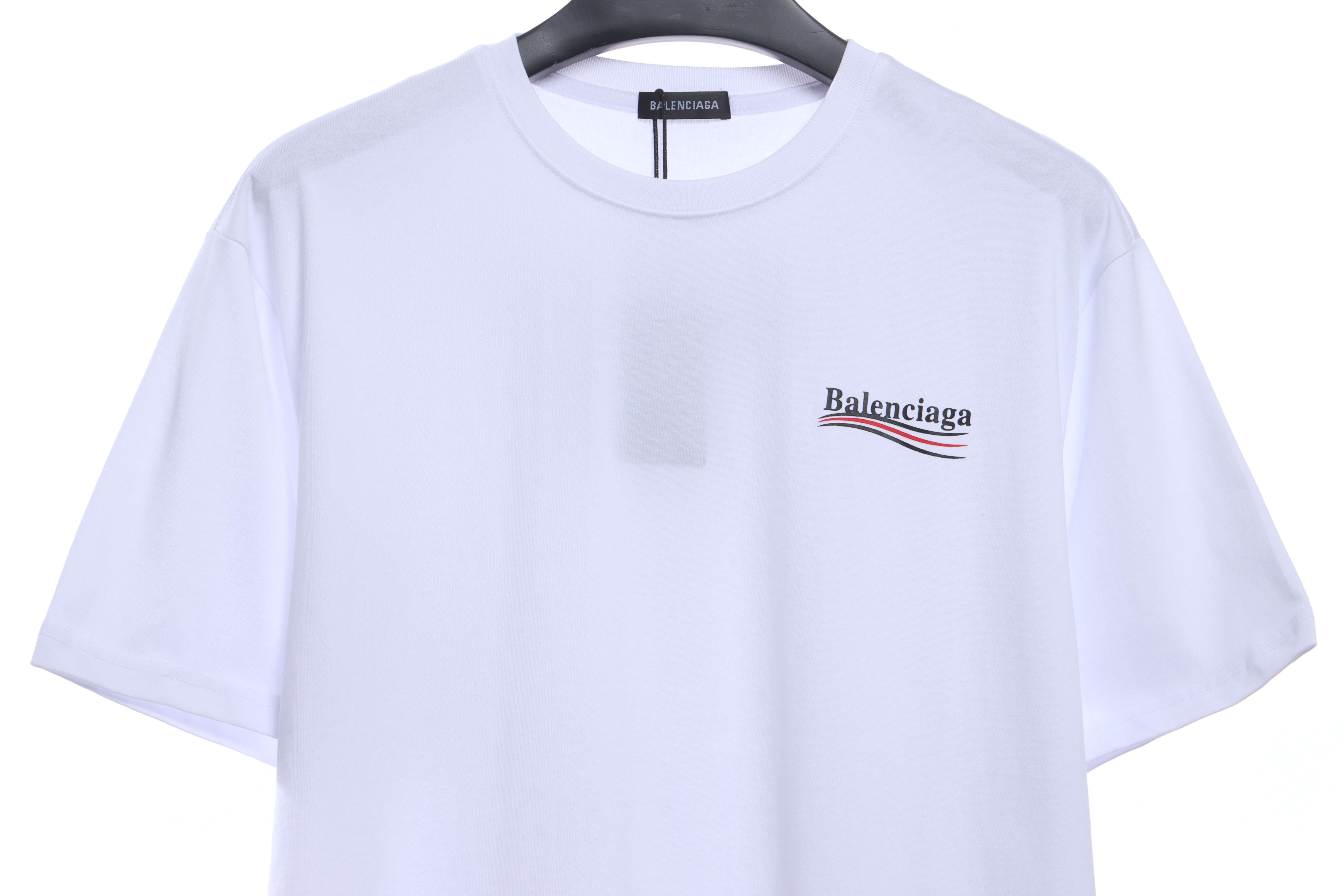 Balenciaga Coca Cola Print Short Sleeve White