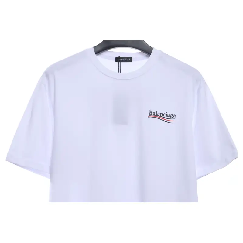 Balenciaga Coca Cola Print Short Sleeve White