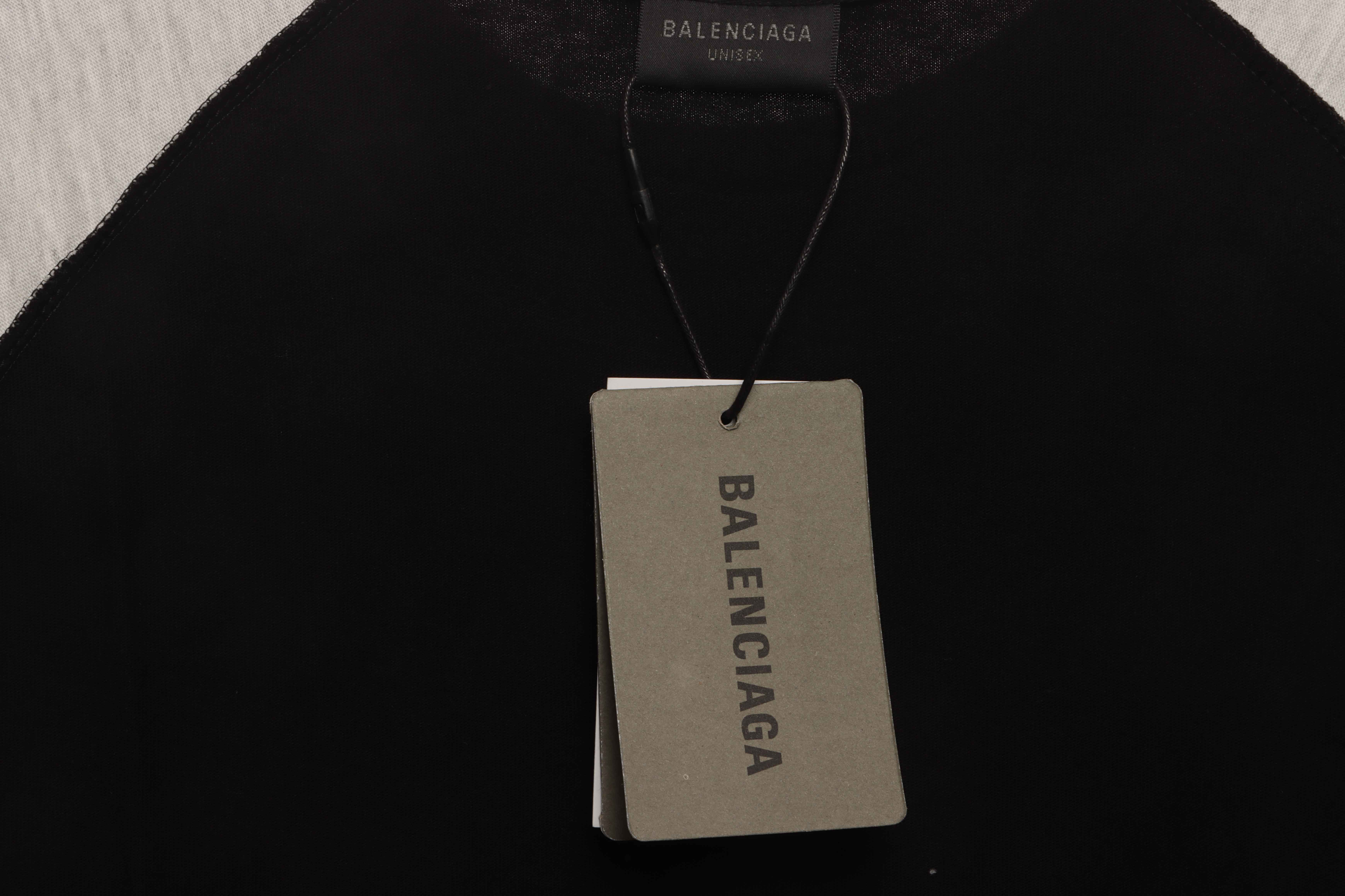 Balenciaga Colorblock Logo Short Sleeve