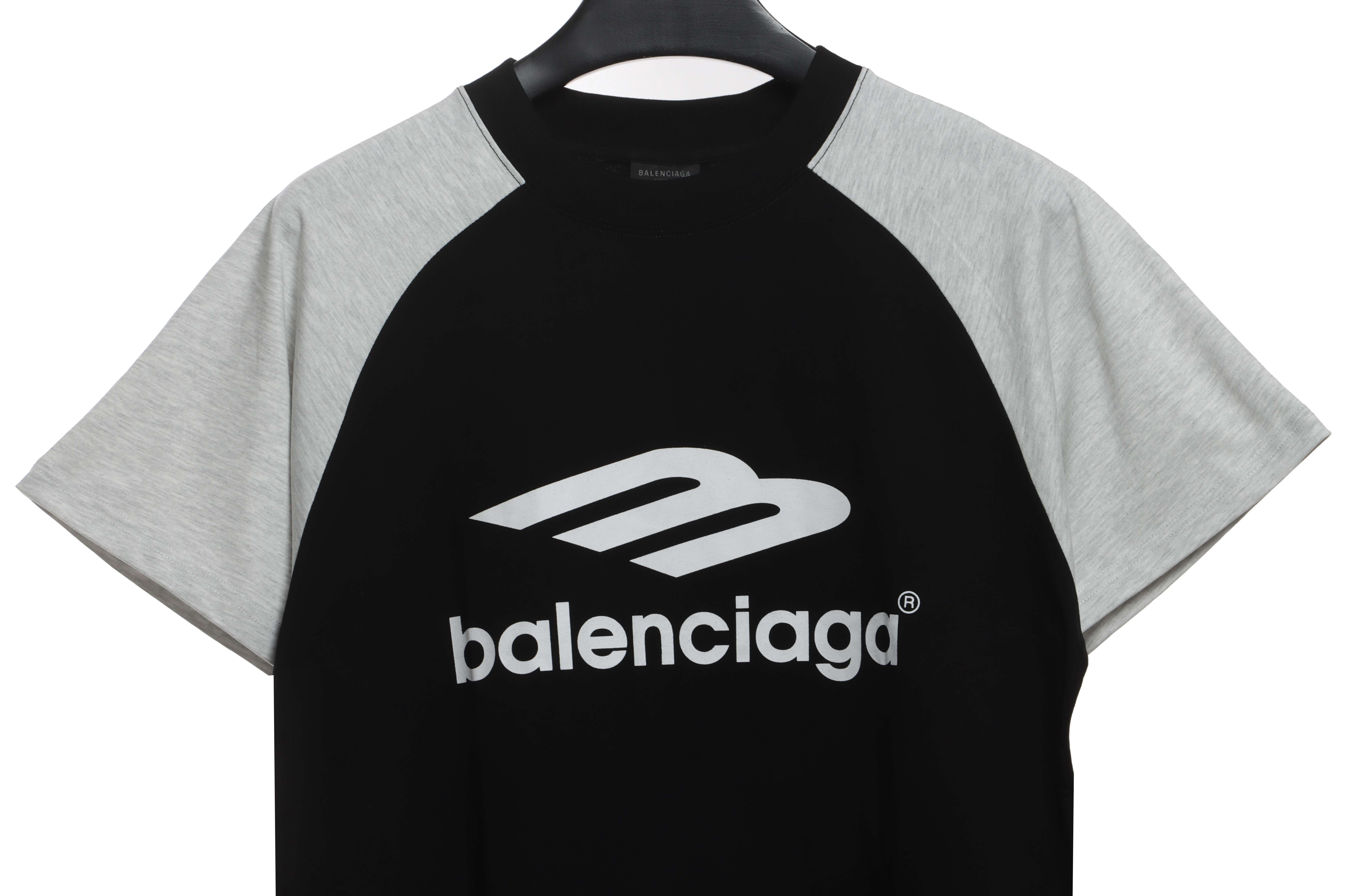 Balenciaga Colorblock Logo Short Sleeve