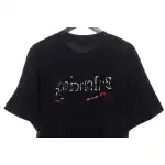 Balenciaga Damaged Coke Wave Short Sleeve Black