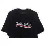 Balenciaga Damaged Coke Wave Short Sleeve Black